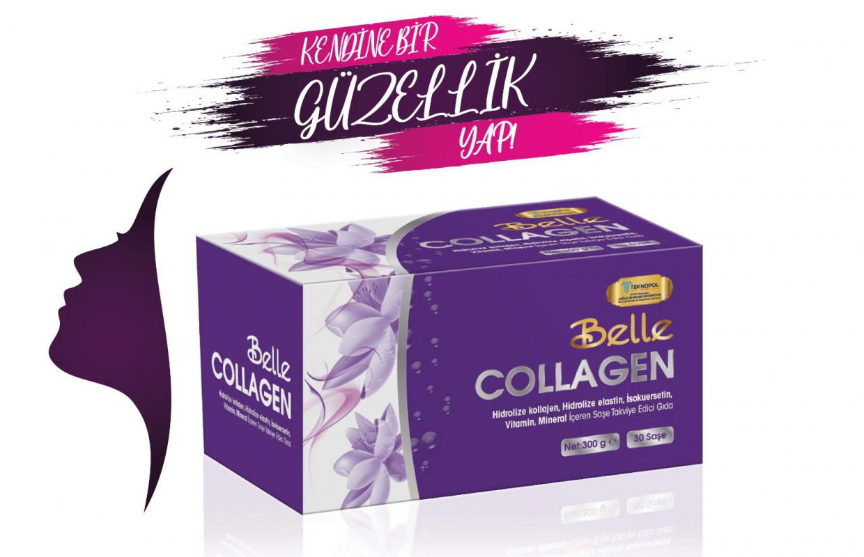 Belle Collagen 30 Saşe Yeşil Elma